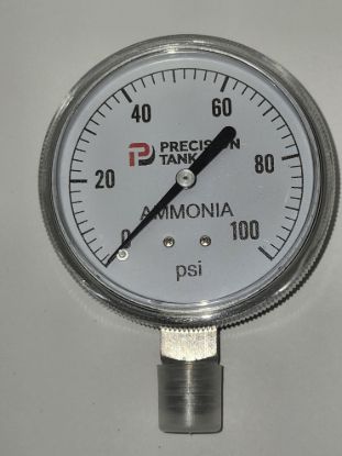 Picture of GAUGE PRESSURE OIL FILLED SS 4" 100#
