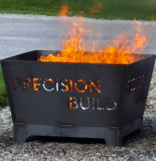 Picture of FIRE PIT 24'' x 24'' MILD STEEL